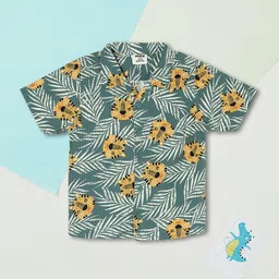 max Boys Floral Opaque Printed Casual Shirt-image-89