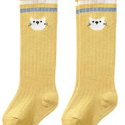 SYGA Kids Cotton Above Knee-Length Socks-image-26