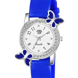SWADESI STUFF Women Round Dial & Straps Analogue Watch 2 butterfly blue 9-image-65