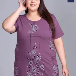IN Love Pack Of 2 Plus Size Cotton Printed T-Shirt With Pocket-image-64