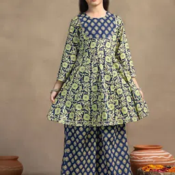 Sangria Printed RoundNeck Kurta Sets-picture-25