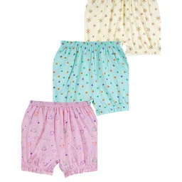 VIRUKSHAM Girls Pack Of 3 Conversational Printed Hipster Briefs-image-60