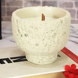 TIED RIBBONS White Freesia Scented 10-12 Hours Burn Time Jar Candle-91