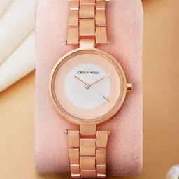 JOKER & WITCH Women Embellished Dial & Bracelet Style Straps Analogue Watch AMWW967-23