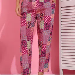 Moda Rapido Printed V-Collared Tunic With Trouser Co-Ords image 3