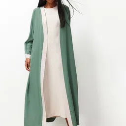 Trendyol Open Front Longline Shrug-10