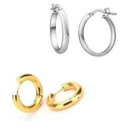 shobhram Unisex Gold Earrings-41