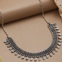 Anouk Silver-Plated Artificial Stones German Silver Necklace-picture-42
