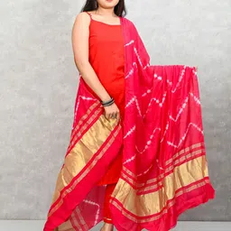 Apratim Abstract Dyed Dupatta image 2