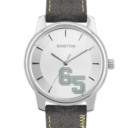 United Colors of Benetton Men Brass Printed Dial & Leather Straps Analogue Watch UWUCG2002-picture-36