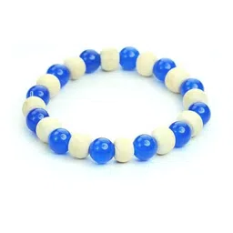 Divine souvenirs Unisex Artificial Beaded Elasticated Bracelet-30