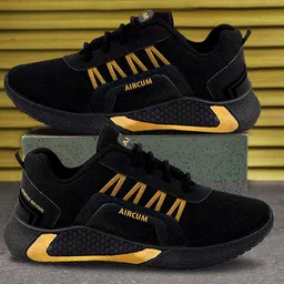 Aircum Men Round Toe Lace-Ups Lightweight Sneakers-28