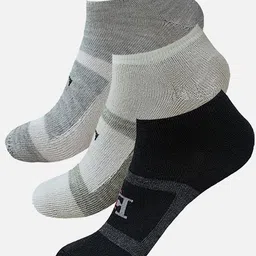 FIMS Men Pack Of 3 Patterned Ankle-Length Sports Socks-picture-11