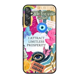 QRIOH Graphic Printed Sleek & Lightweight Silicone Samsung Galaxy M15 5G Glass Back Case-picture-44