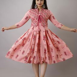 Jaipurite Women Yoke Design Anarkali Kurta-image-68