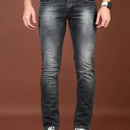 V-Mart Men Skinny Fit Heavy Fade Jeans-picture-53