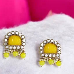 Anouk Gold-Plated Stone Studded Classic Studs-56
