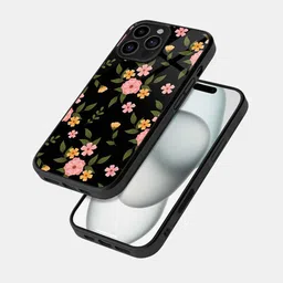 macmerise Floral Printed iPhone 16 Pro Max Bumper Case Mobile Accessories-32