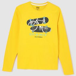 max Boys Typography Printed Applique T-shirt-picture-4