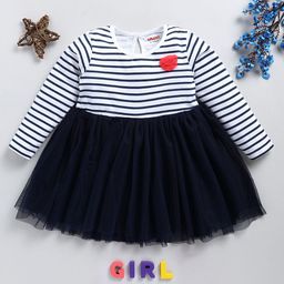 MIMINO Striped Fit & Flare Dress-27