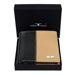 URBAN FOREST Men Colourblocked Leather Two Fold Wallet-picture-10