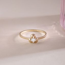 Mia by Tanishq Women 14KT Gold & Diamond Finger Ring 2.09 g-image-67