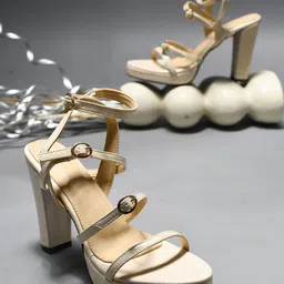 CLOG LONDON Striped Block Sandals-30