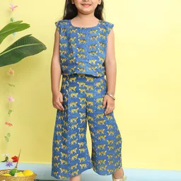 Here&Now X Kinder Kids Girls Animal Printed Top with Trousers-image-60