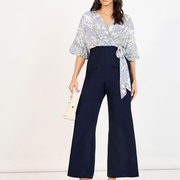 Miss Chase Luna Park Lights Women Printed Basic Jumpsuit-picture-31