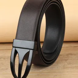Killer Men Textured Reversible Formal Belt-image-95