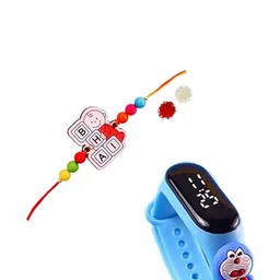 VR Creatives Kids Rakhi Gift Set With Roli Chawal & Watch-picture-40