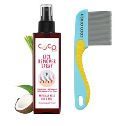 Coco Crush Set Of 2 Lice Remover Spray 50 ml With Handle Comb-picture-47