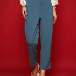 STYLECAST X KASSUALLY Women Relaxed Straight Fit Easy Wash Trousers-picture-11