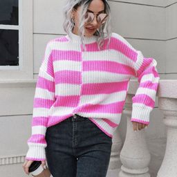 Oh Rare Women Striped Pullover-image-49