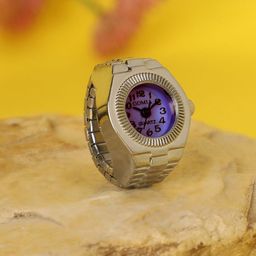 Thrillz Silver-Plated Adjustable Watch Finger Ring-image-60