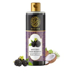 BUDDHA NATURAL Anti Grey Hair Shampoo With Blackberry Bhringraj - 200ml-34