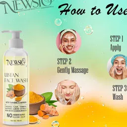 Newsio Set Of 4 Ubtan Face Wash-100 ml Each image 2
