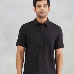 Fabindia Men Checked Casual Shirt-image-32