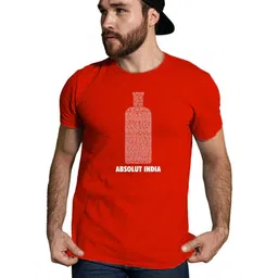 Tantra Men Typography Printed Round Neck Cotton T-shirt-image-77