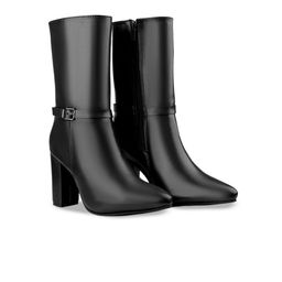 Bxxy Women PU Party High-Top Block Chelsea Boots-picture-29