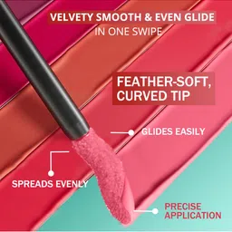 INCOLOR Velvet Matte 24 Hr Long Lasting Lipgloss - 4 ml - Sophia 01 image 5