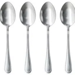 4Pcs Stainless Steel Dinner Spoon Set | 7.5 Inch | Rust-Resistant & Durable Stainless Steel Table Spoon Set-image-26