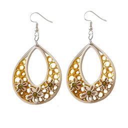 Designers Collection Women Yellow Earrings-image-5