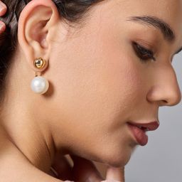 Kushal's Fashion Jewellery Gold-Plated Studs Earrings-picture-3