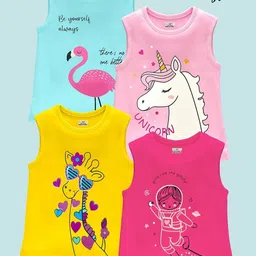 KUCHIPOO Girls 4 Printed T-shirt-image-26