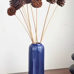 WEAVING HOMES Dried Natural Pinecone Artificial Flower Bunch-picture-54