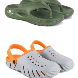PENNEN Pack Of 2 Clogs Flip Flops-image-76