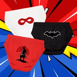 NUSYL Boys Pack Of 3 Printed Mid Rise Basic Briefs - NUBCBRFPO3.0153-picture-7