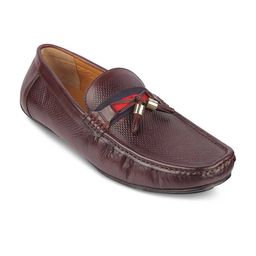 Tresmode Men Leather Loafers-image-84