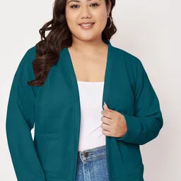 BRINNS Women Fleece Open Front Jacket-picture-4